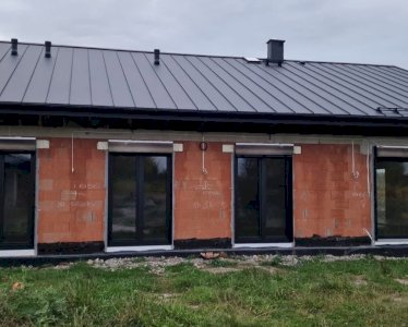 Blacha na rąbek stojący grafitowa